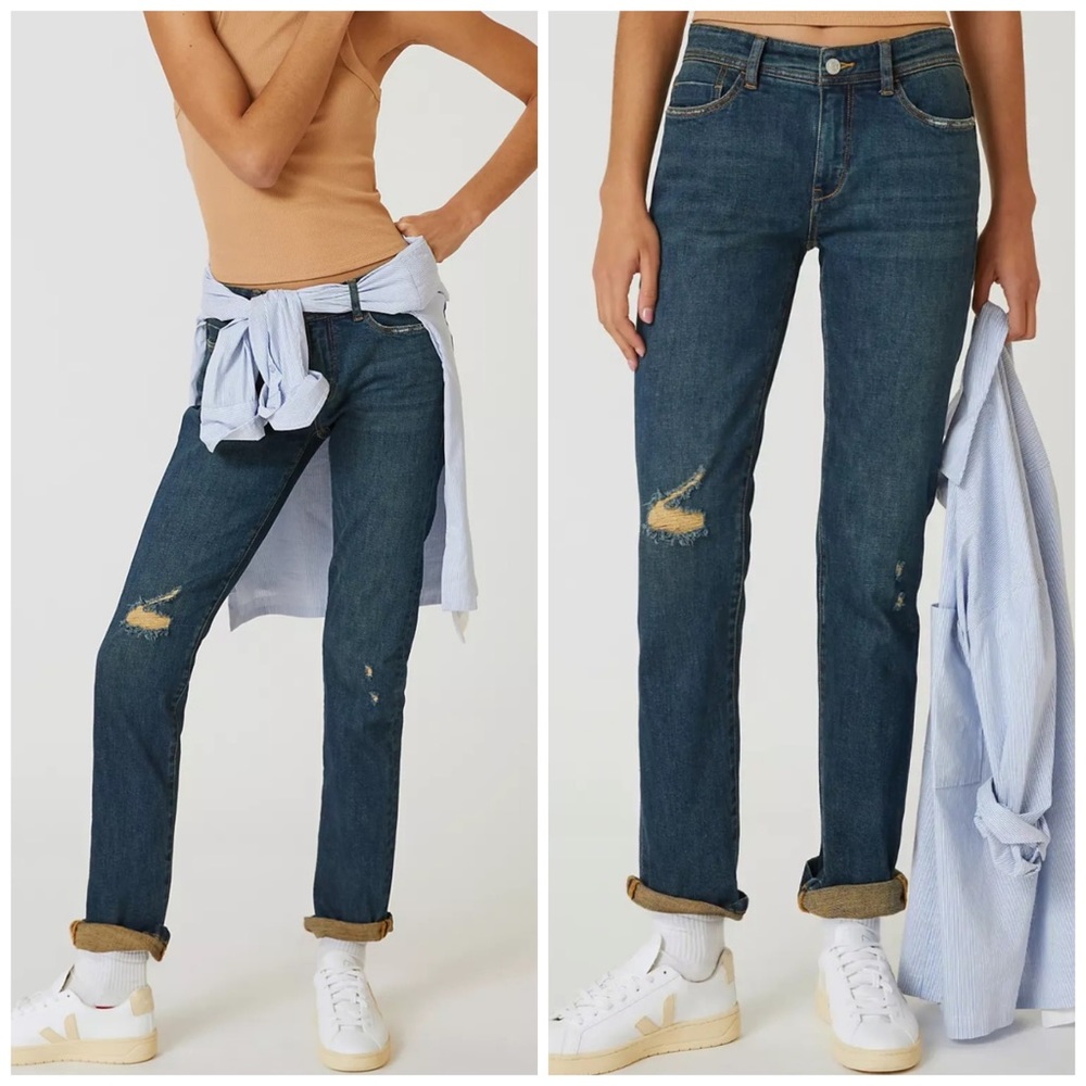 Anthropologie Pilcro The Slim Boyfriend Jeans